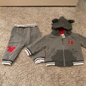 Disney Mickey Mouse Hoodie & Sweatpants Boys - 6M